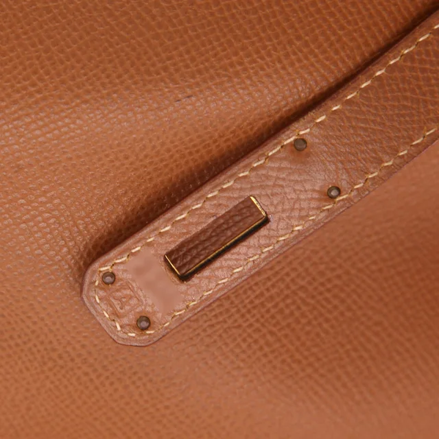 Hermès Birkin 40 cm handbag in Gold Leather from Collector Square, photo 6 of 6