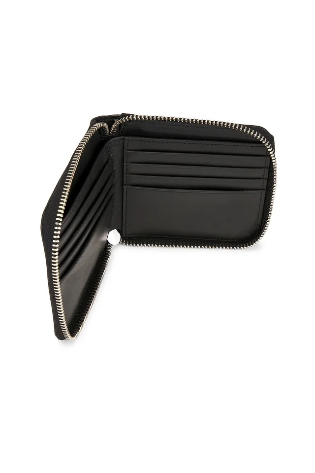ALLSAINTS Arlo Zip Wallet in Black, photo 4 of 6 from REVOLVE (Canada)