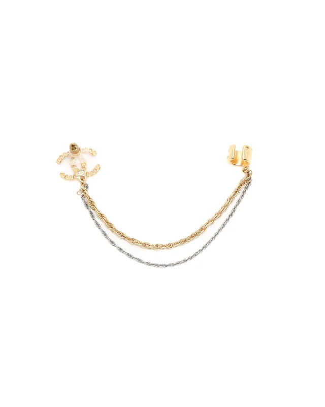 Chanel Coco Mark Rhinestone Ear Climber Earring from A Retro Tale, photo 4 of 4