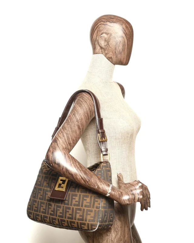 Fendi Zucca Shoulder Bag in Canvas from A Retro Tale, photo 10 of 10