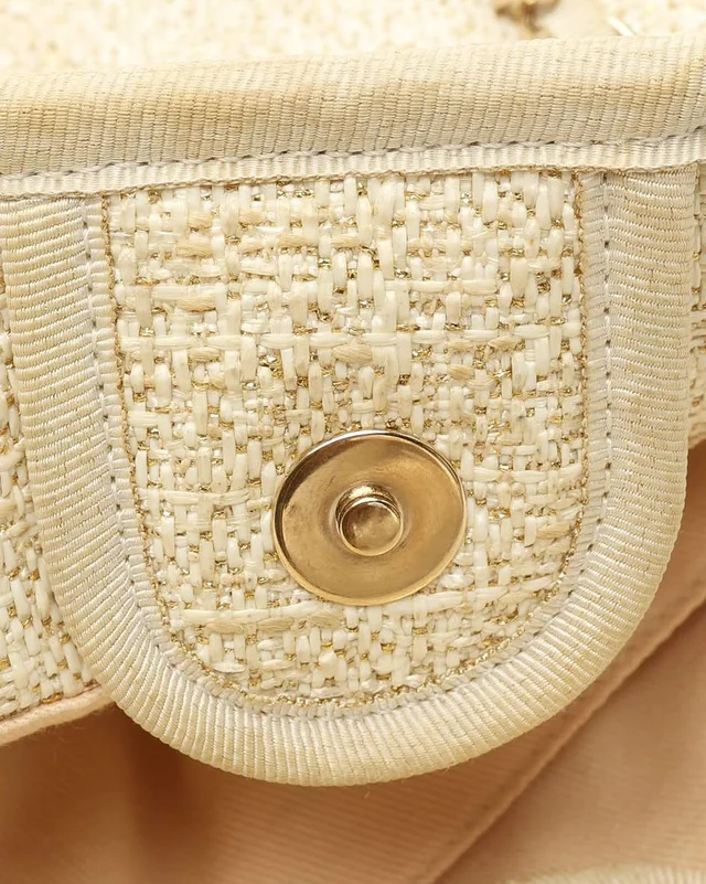 Chanel Deauville MM Tote Bag in Woven leather from A Retro Tale, photo 7 of 11