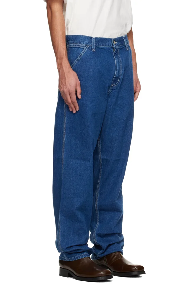 Carhartt Work In Progress Blue Simple Pant Jeans, photo 2 of 4 from SSENSE
