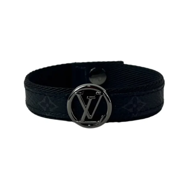 Louis Vuitton Circle Bracelet in Canvas, Metal from Reowned