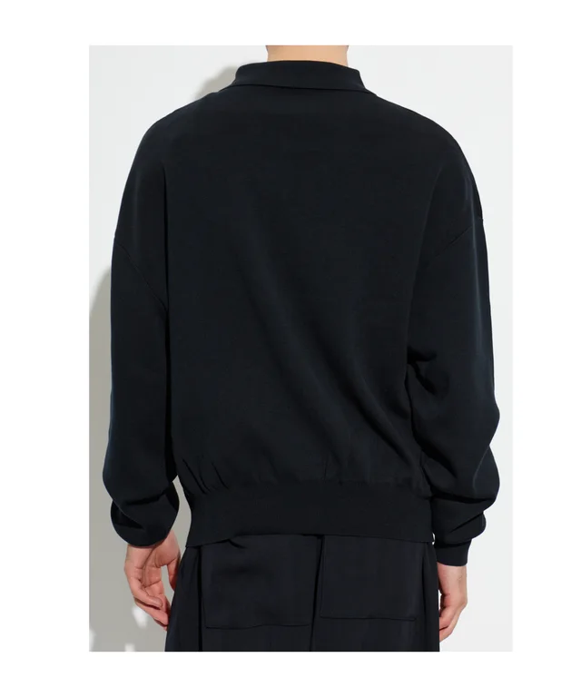 entire studios Zip Neck Long Sleeve Polo Shirt, photo 3 of 3 from SENSER