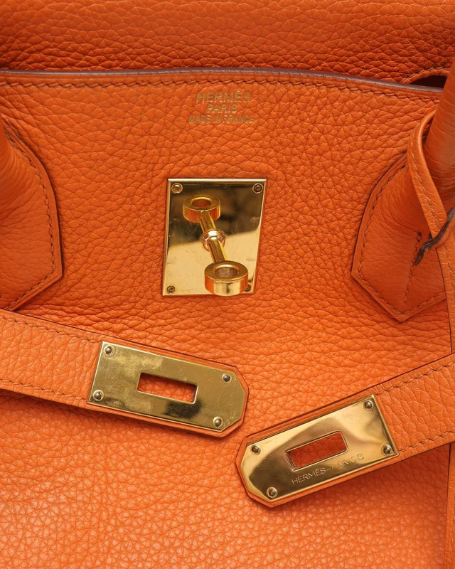 Hermès Birkin 42 Taurillon Clemence JPG Shoulder Bag in Clemence leather from A Retro Tale, photo 11 of 13
