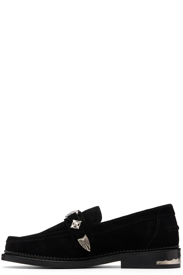 Toga Virilis SSENSE Exclusive Black Metal Loafers, photo 3 of 5 from SSENSE