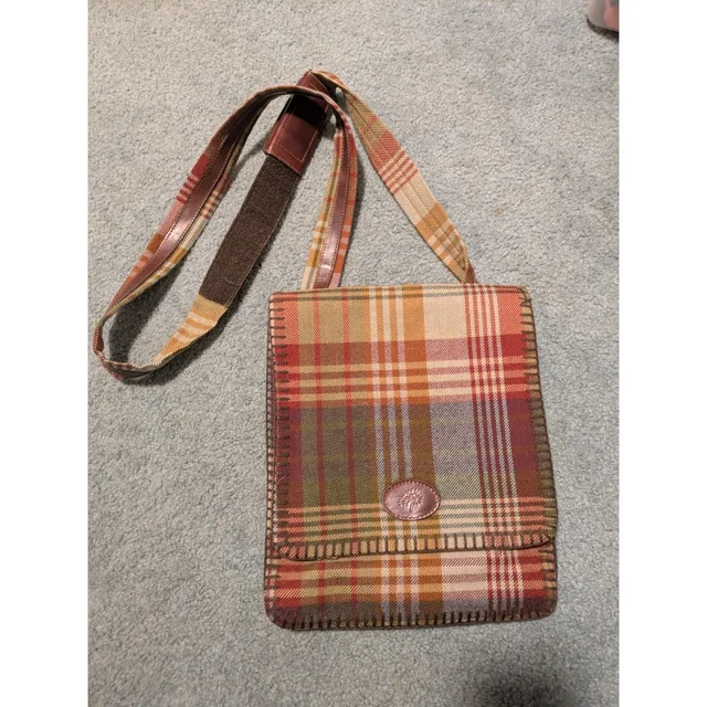 Mulberry Women’s Vintage Tartan Plaid Crossbody Shoulder Bag - Euc in green|brown|red Leather from Poshmark