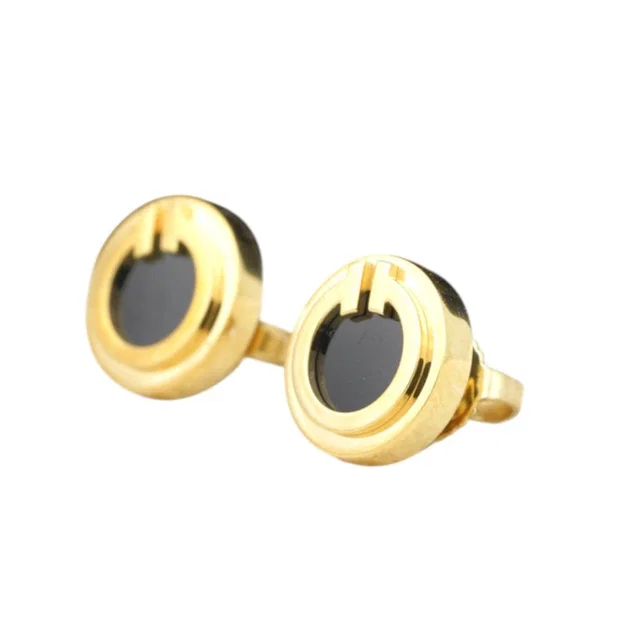 Tiffany & Co. T Wire Black Onyx Circle Earrings in Black from Luxury Promise