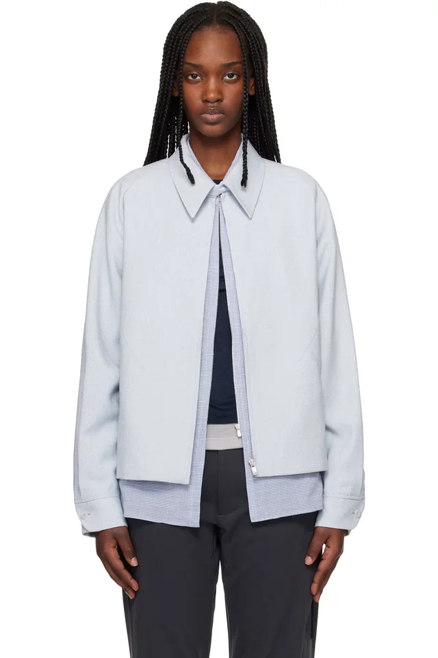 POST ARCHIVE FACTION (PAF) Blue A Jacket, image 1 of 1 from SSENSE