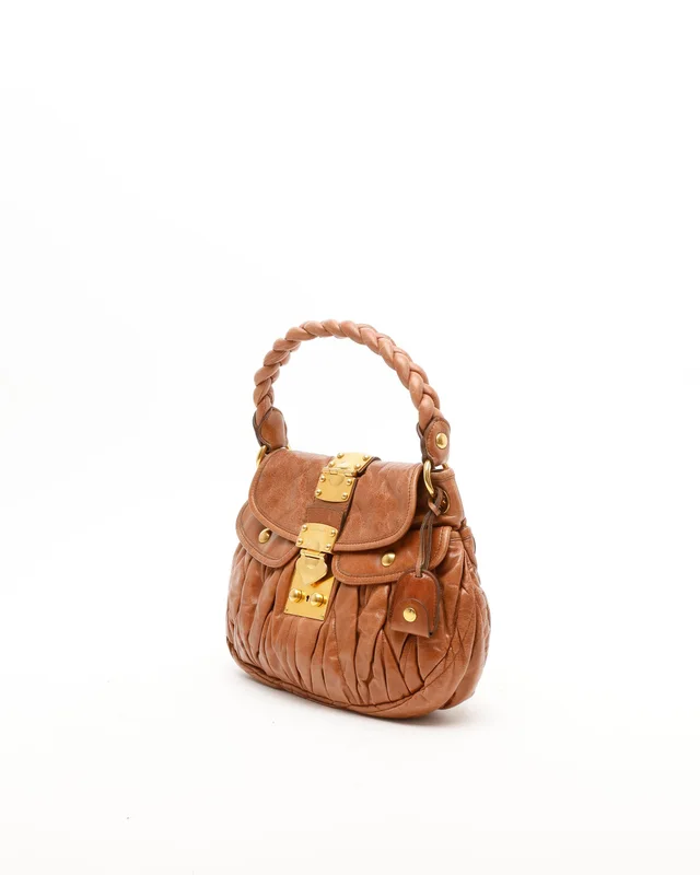 Miu Miu Matelassé Coffer Bag in Leather from A Retro Tale, photo 2 of 10