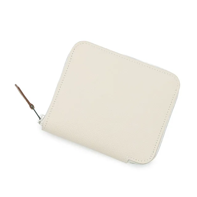 Hermès Azap compact silk in Craie Epsom in White Epsom leather from GALLERY RARE