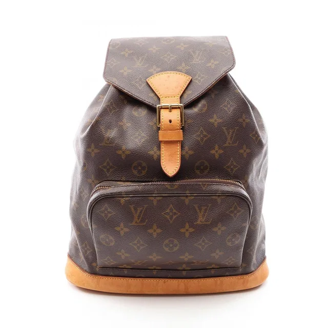Louis Vuitton Backpack Montsouris GM Canvas Leather in Canvas from The Reluxe