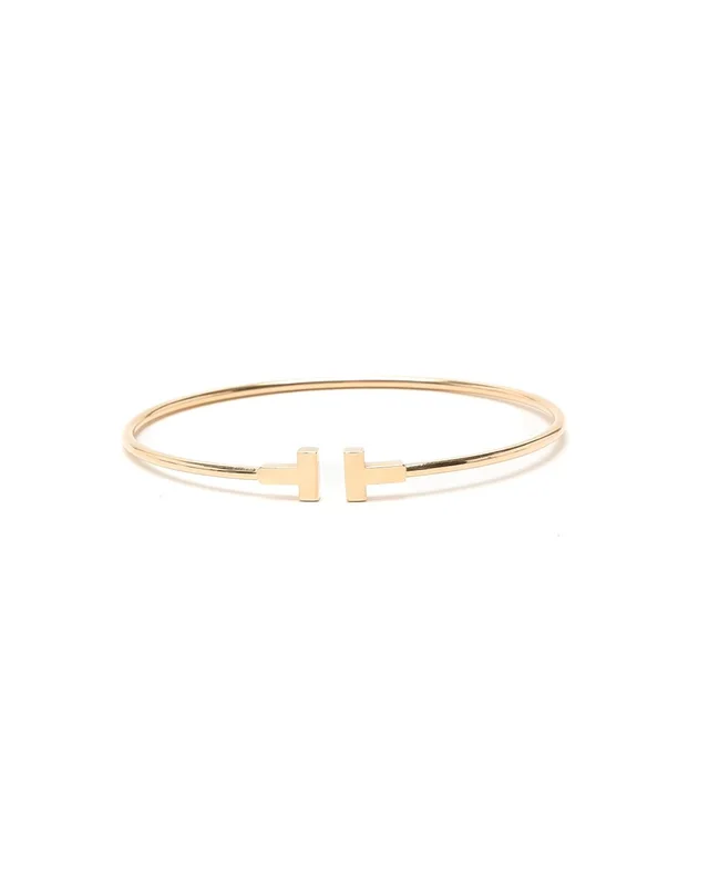 Tiffany & Co. T Narrow Wire 18ct Bracelet from A Retro Tale