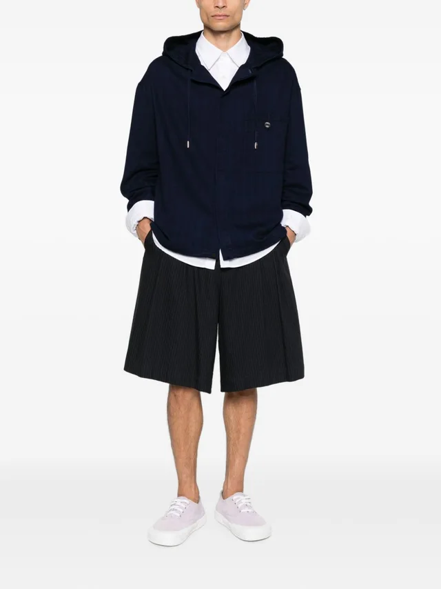 Jacquemus hooded chest-pocket shirt, photo 4 of 5 from SENSER