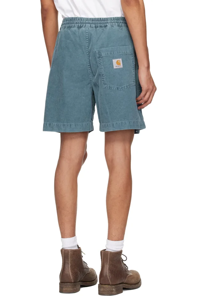 Carhartt Work In Progress Blue Reynold Shorts, photo 3 of 3 from SSENSE