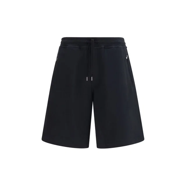 Brunello Cucinelli Black Cotton Bermuda Shorts in Black from HEWI