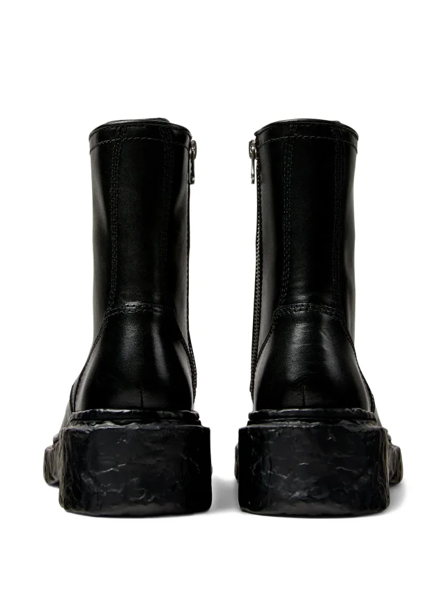 CamperLab Vamonos lace-up chunky-sole boots in Black, photo 3 of 5 from FARFETCH
