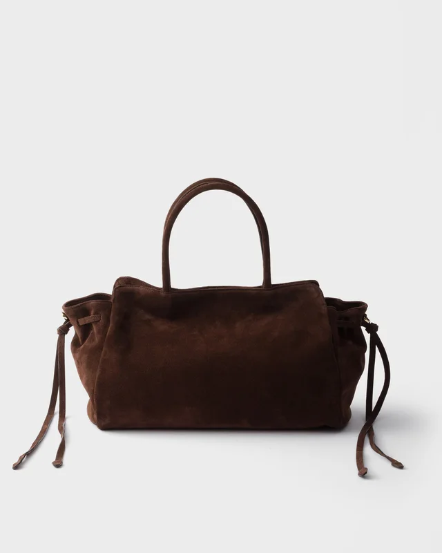 Prada Allusion large suede bag, photo 3 of 6 from SENSER