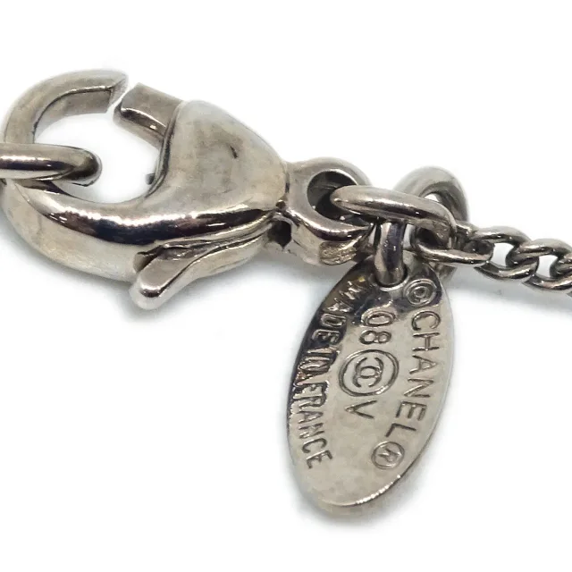 Chanel Cc Logo Pendant Metal Silver _plated Jewelry in Silver from HEWI, photo 4 of 4