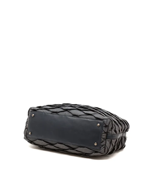 Chanel CC Scale Effect Denim Shopping Bag in Denim from A Retro Tale, photo 5 of 10