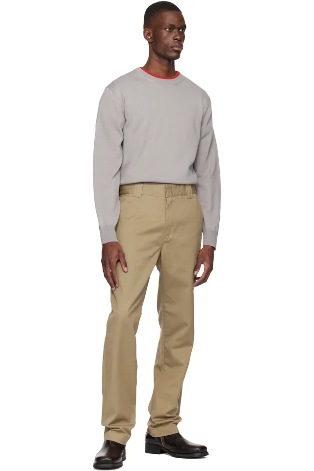 Carhartt Work In Progress Tan Master Trousers, photo 4 of 4 from SSENSE