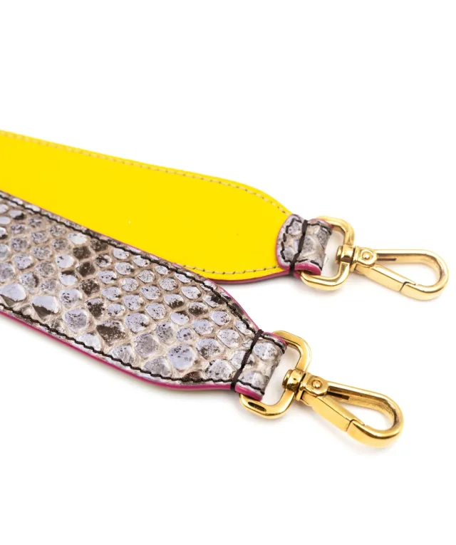 Fendi Python and Yellow Strap in Yellow Python from Luxury Promise, photo 3 of 5
