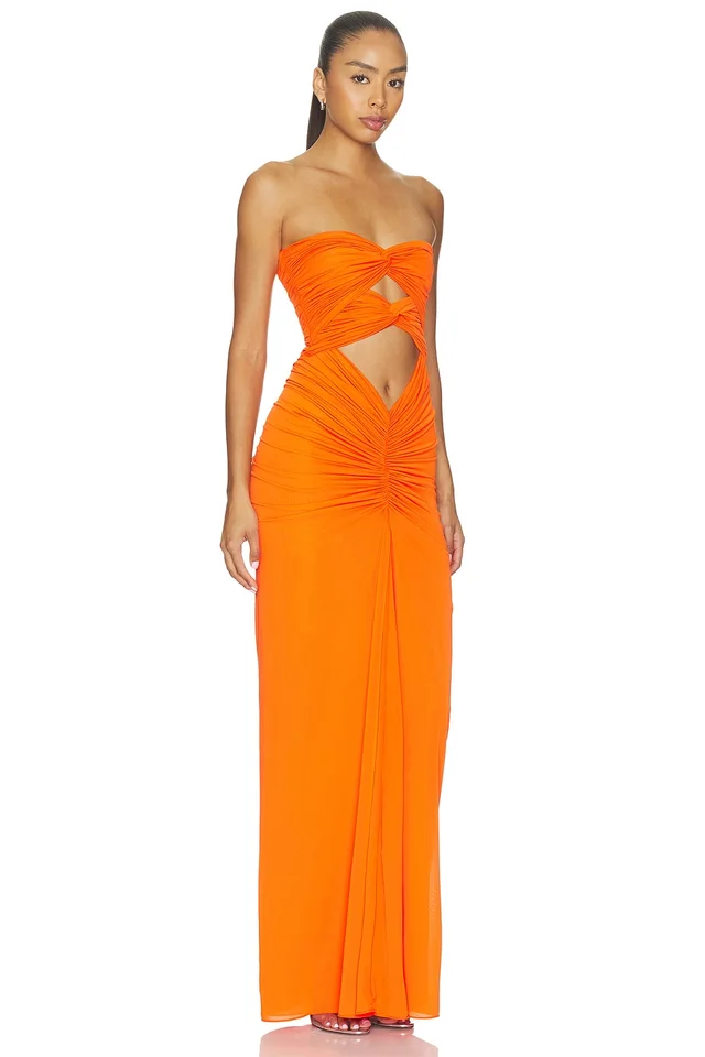 Ronny Kobo Be Dress in Clementine, photo 2 of 3 from REVOLVE (Canada)