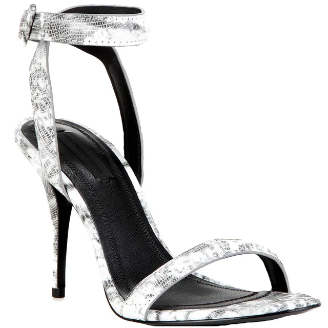 Alexander Wang Antonia Heel Lizard Calf, Black/White from Cultstatus, photo 1 of 1