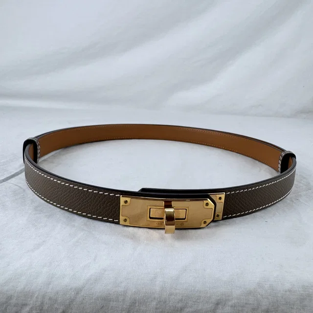 Hermès Kelly 18 Belt in Epsom Leather, Metal from Reowned