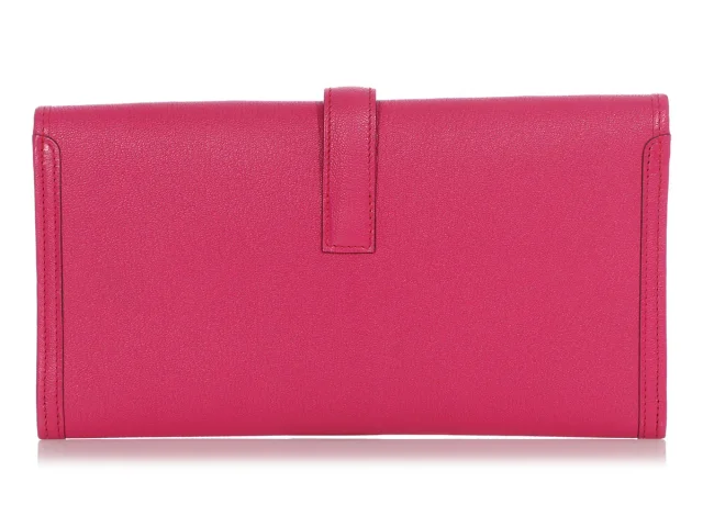 Hermès Rose Shocking Chèvre Jigé Elan 29 in Pink Goatskin from Anns, photo 4 of 10