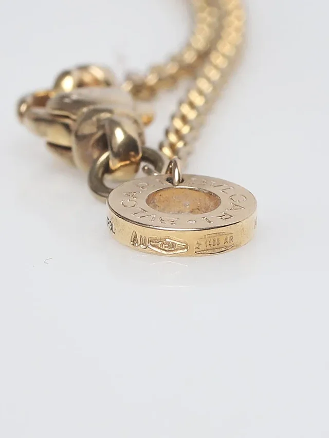 Bvlgari 18k Gold B.Zero1 Small Pendant Necklace in Gold from Yoogis, photo 8 of 8