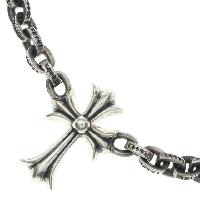 Chrome Hearts Ppr CH Small CH Cross Large Paper Chain Choker from The Reluxe