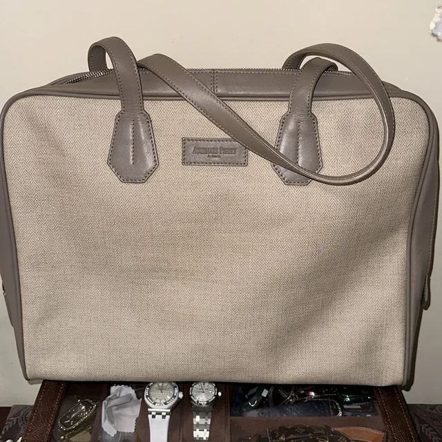 Audemars Piguet Le Brassus Herringbone Tote Bag in brown|neutral from Poshmark