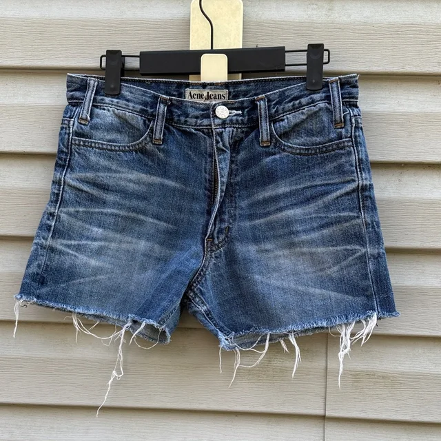 Acne Studios Jeans | Denim Jean Shorts Cutoff Size 28 in blue Denim from Poshmark