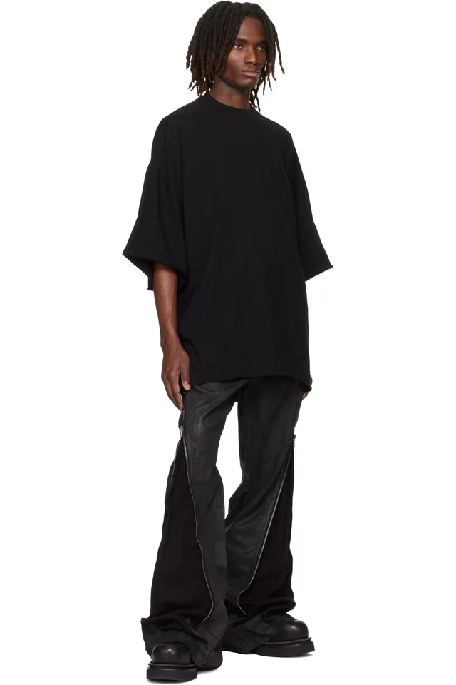 Rick Owens DRKSHDW Black Temple Tommy T-shirt, photo 4 of 4 from SSENSE