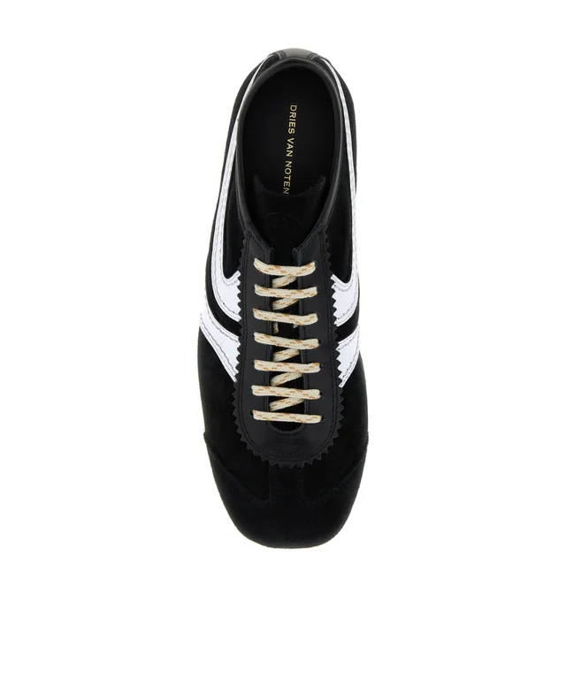 Dries Van Noten Contrast Panel Low-Top Sneakers, photo 4 of 4 from SENSER