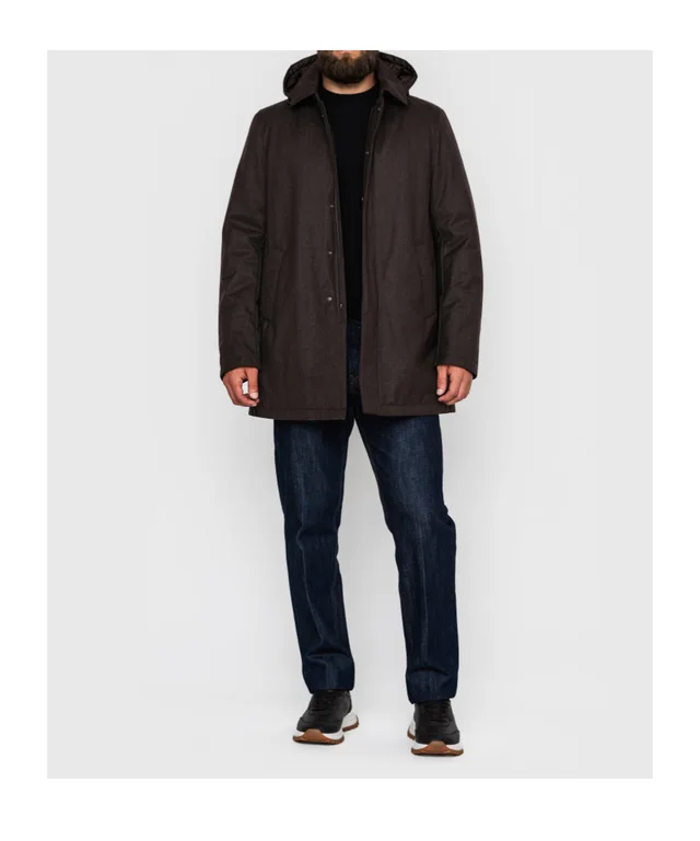 Herno wool hooded single-breasted coat from SENSER, photo 1 of 1