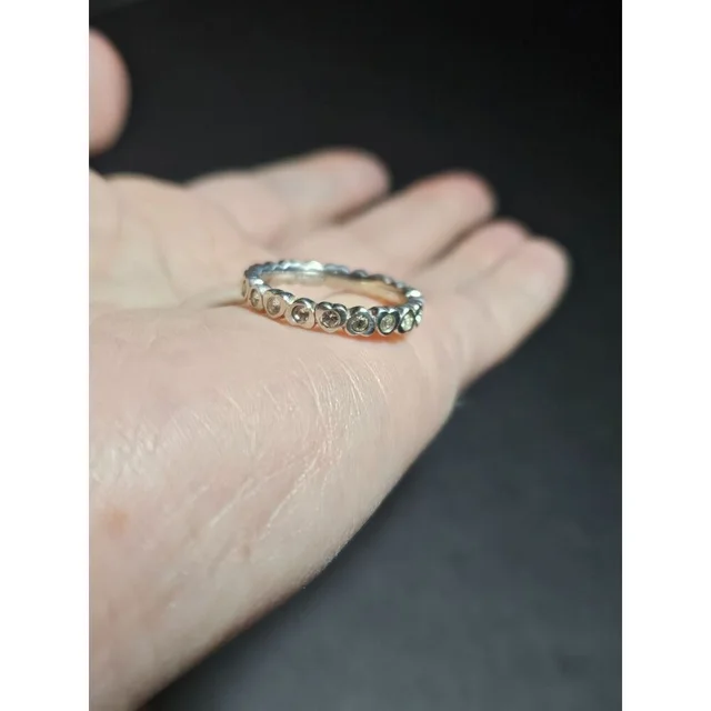 Coach Sterling Silver Heart Ring Size 6 in silver|gray from Poshmark, photo 2 of 9