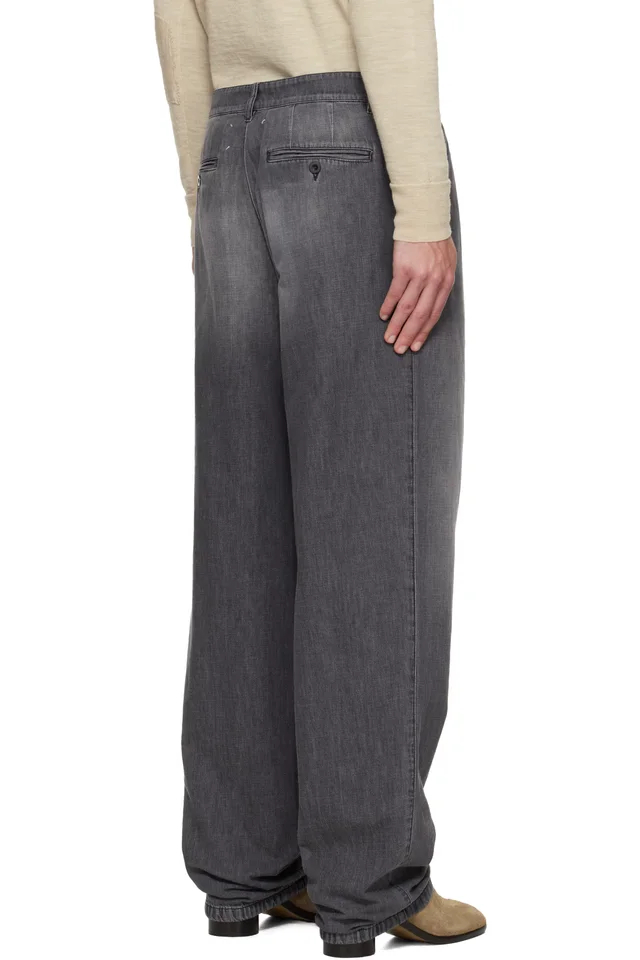Maison Margiela Gray Straight-Leg Jeans, photo 3 of 3 from SSENSE