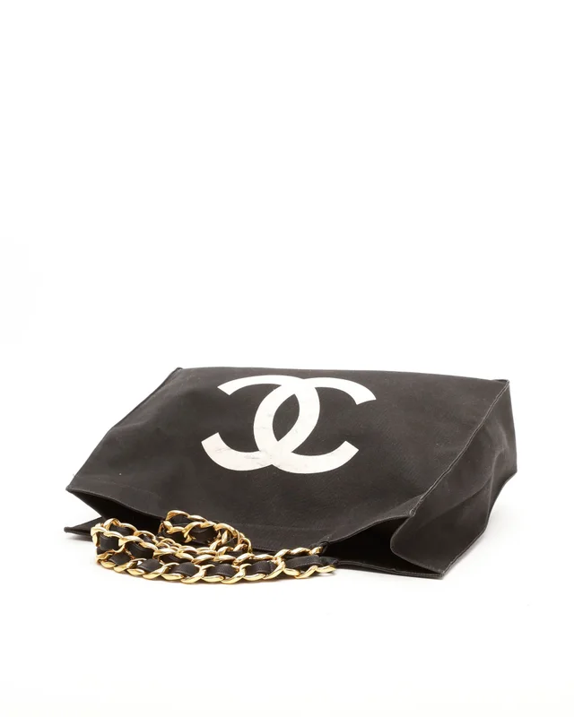 Chanel CC Chain Tote Bag in Canvas from A Retro Tale, photo 5 of 11