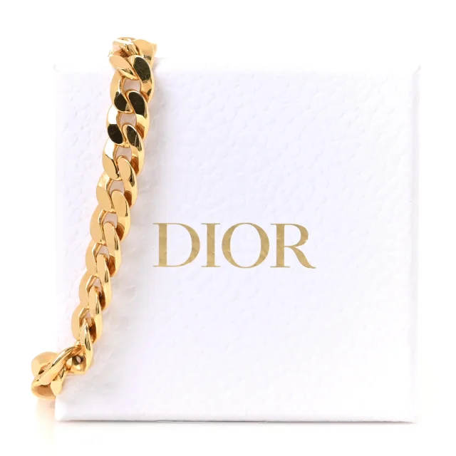 Dior Metal CD Choker Necklace Gold in Gold from FASHIONPHILE, photo 5 of 5