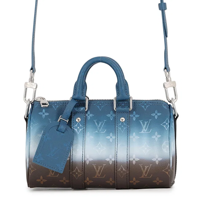 Louis Vuitton Keepall Bandouliere BlueM28026 Monogram Pigment Size 25 from GALLERY RARE