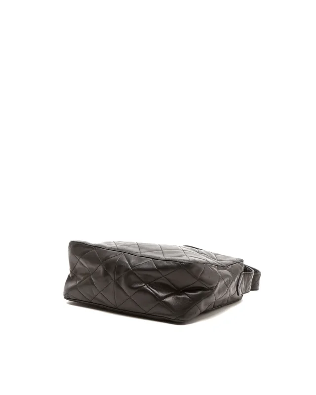 Chanel CC Quilted Messenger Bag in Leather from A Retro Tale, photo 5 of 8