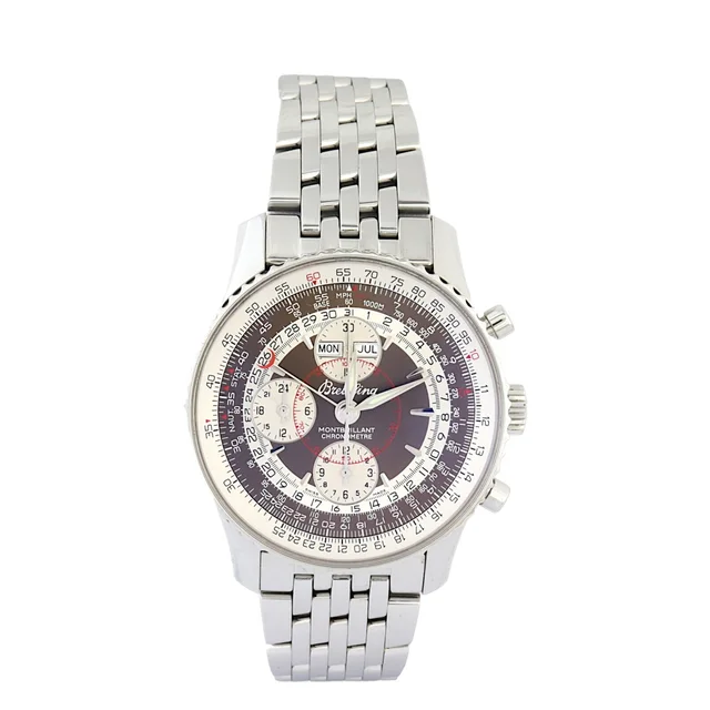 Breitling Montbrillant Datora Chronograph 43mm Watch from Luxe.It.Fwd