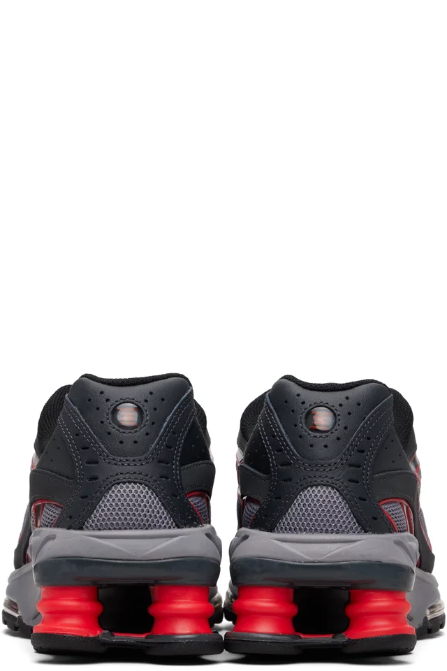 Gray & Red Nike Shox Ride 2 Sneakers, photo 2 of 5 from SSENSE
