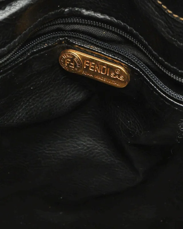 Fendi Zucca Shoulder Bag in Coated canvas from A Retro Tale, photo 10 of 11