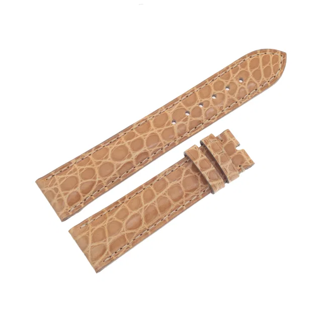 Chopard sand alligator watch band (18 x 16). 18 mm width by the lug end and 16 mm width by the buckle… in Crocodile from Gray And Sons