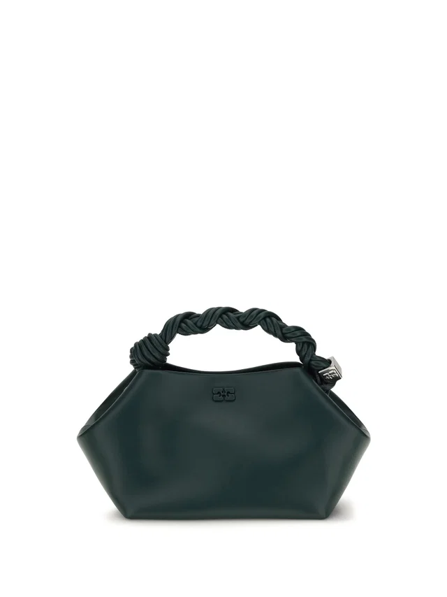 GANNI Bou Shoulder Bag — Green Recycled Leather in Green Leather from HEWI