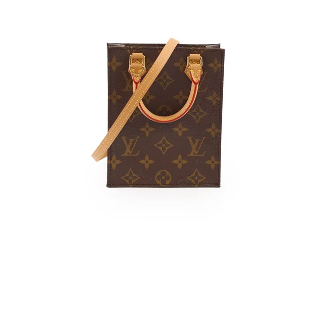 Louis Vuitton Petit Sac Plat Monogram Microchip in Canvas from The Purse Affair