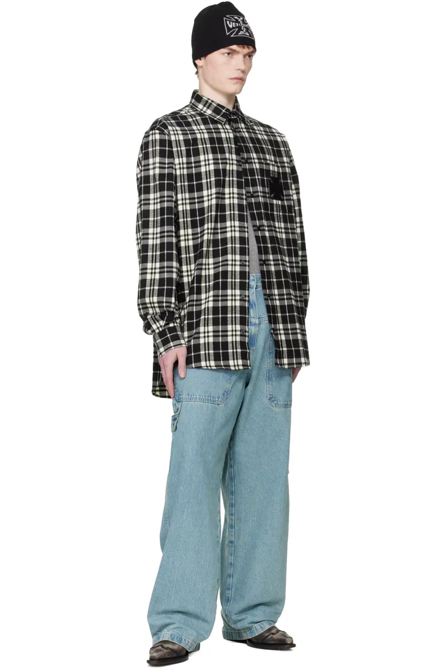 VETEMENTS Blue Back-To-Front Hip-Hop Jeans, photo 4 of 4 from SSENSE